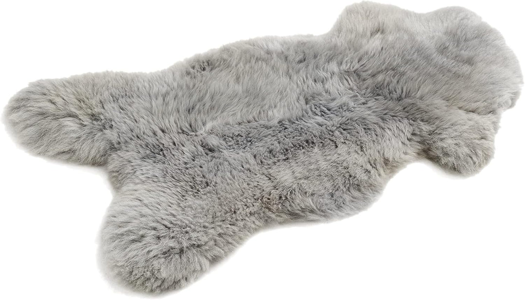 Cakla Lammfell Echt 100-110 cm - Schaffell Echt Gross - Fellteppich - Weich und Flauschig - Fell für