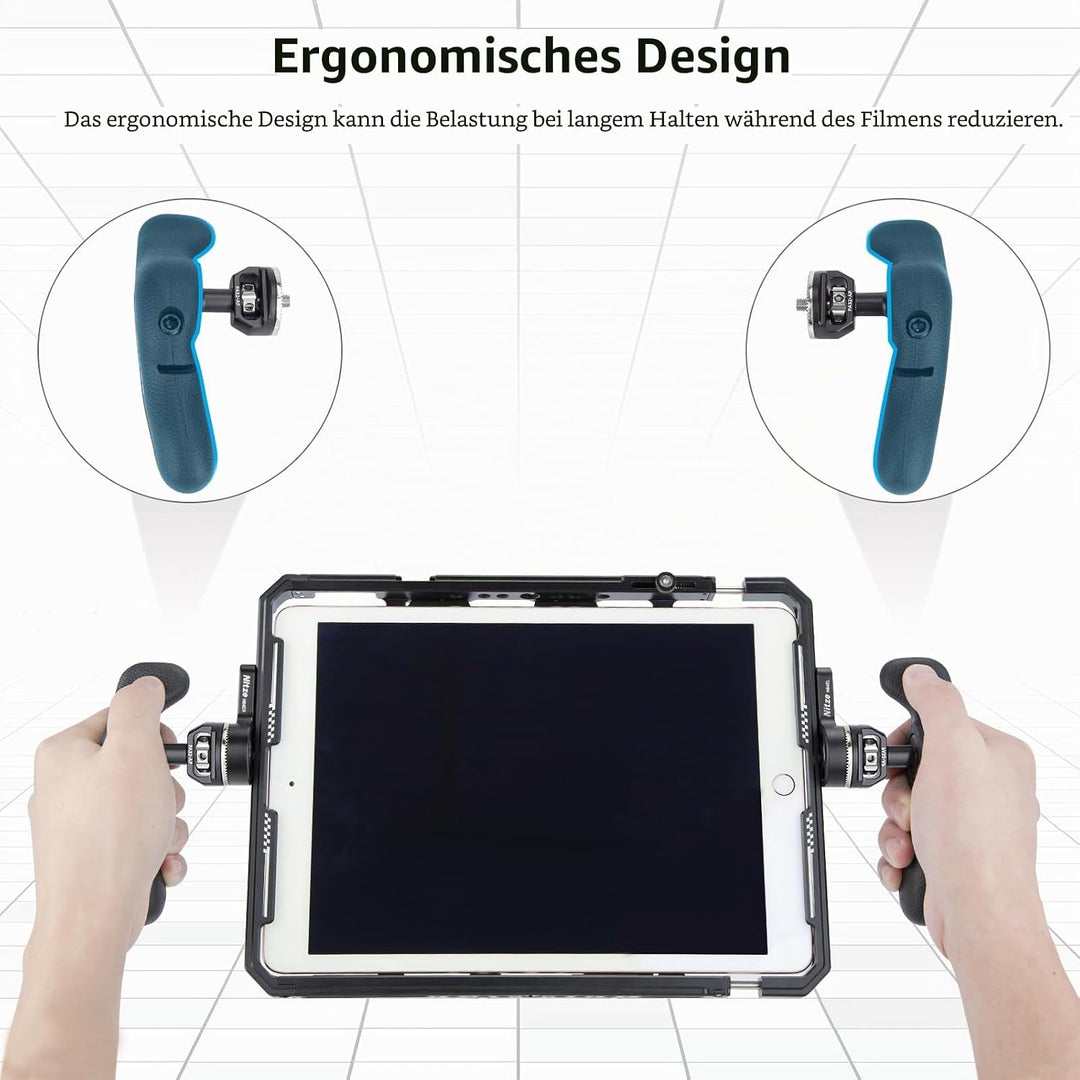 Nitze Side Handle ARRI Rosette,Seitengriff-Kit mit ARRI-Rosette, linker Seitengriff, rechter Seiteng