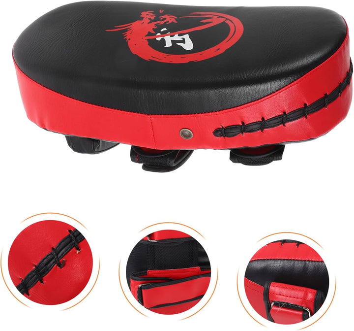 UPKOCH Beinschoner Aus Robustem Material Mit Belüftungsöffnung Gepolstert Rotes Muay Thai Kickpad Fü
