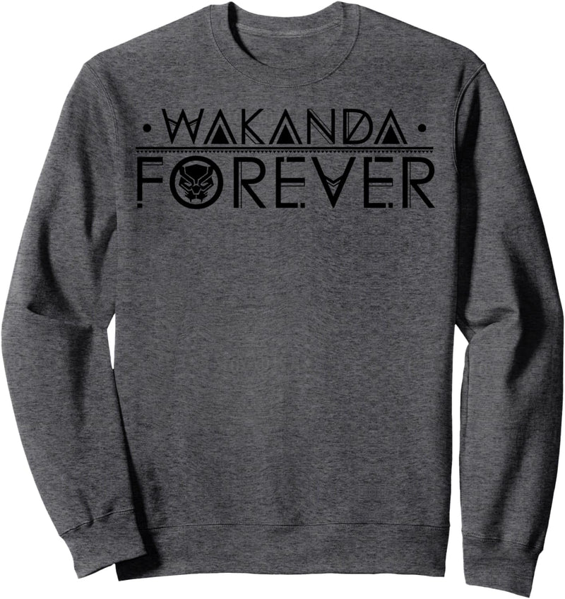 Marvel Black Panther Wakanda Forever Chest Sweatshirt