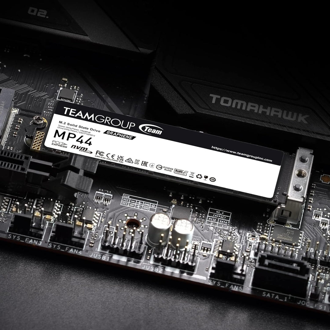 TEAMGROUP SSD Team MP44 M.2 1TB PCIe G4x4 2280 1TB Agile Schwarz, 1TB Agile Schwarz