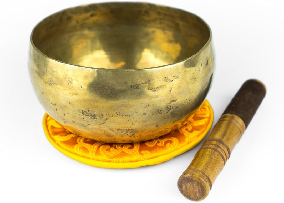 Nepal Klangschale ca. 500–600g – Handgeschmiedet & Fair Trade – Für Meditation, Yoga & Entspannung –