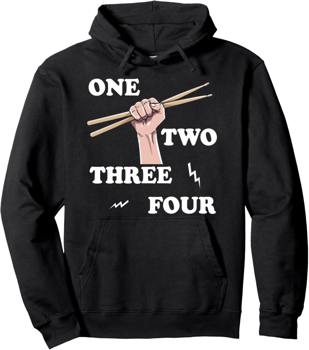 Schlagzeuger Geschenk Instrument Männer für Drumsticks Pullover Hoodie