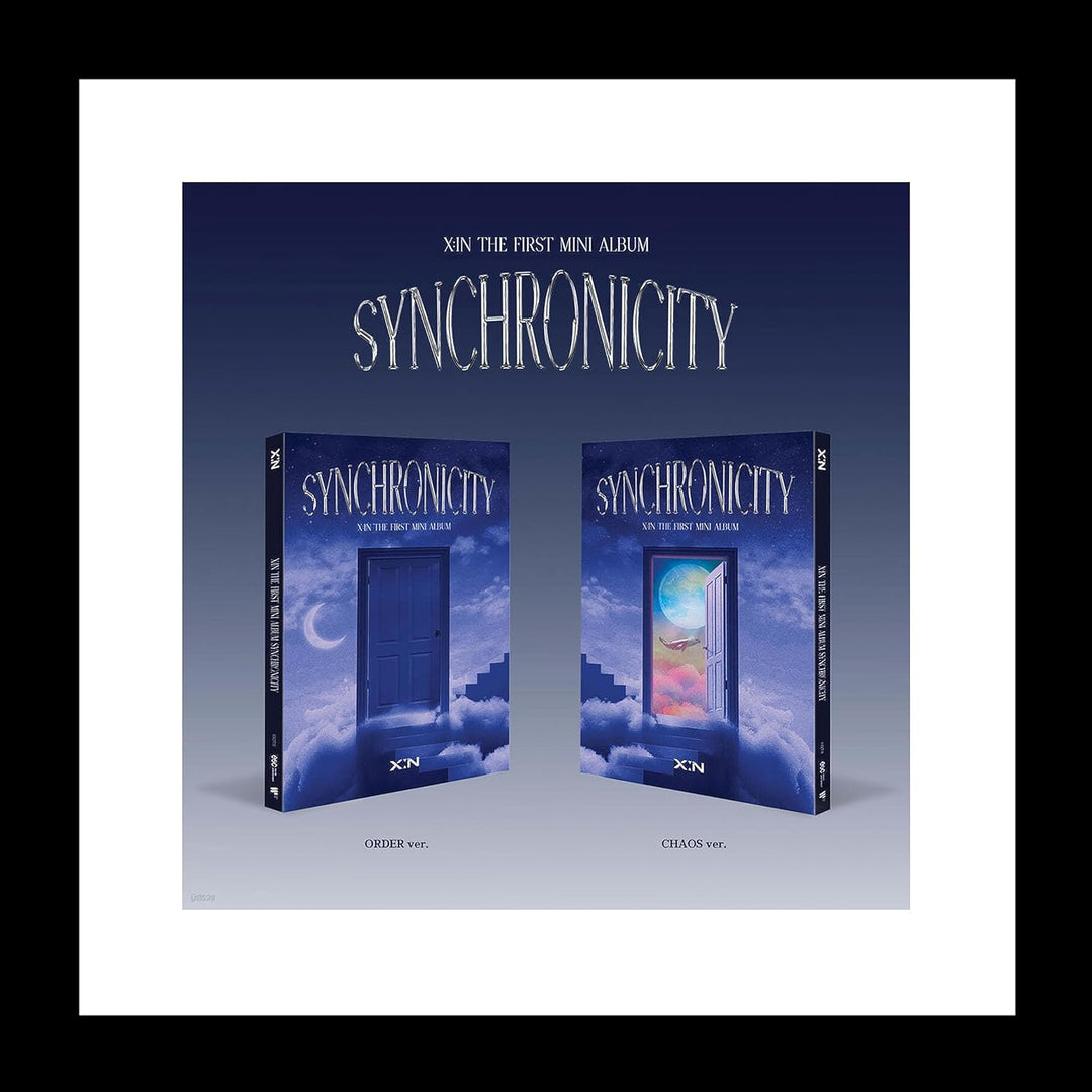 X:IN SYNCHRONICITY 1st Mini Album CD+Photobook+Photocard+Postcard+Message ticket+Tracking Sealed XIN