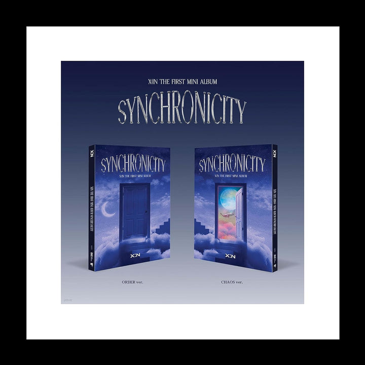 X:IN SYNCHRONICITY 1st Mini Album CD+Photobook+Photocard+Postcard+Message ticket+Tracking Sealed XIN