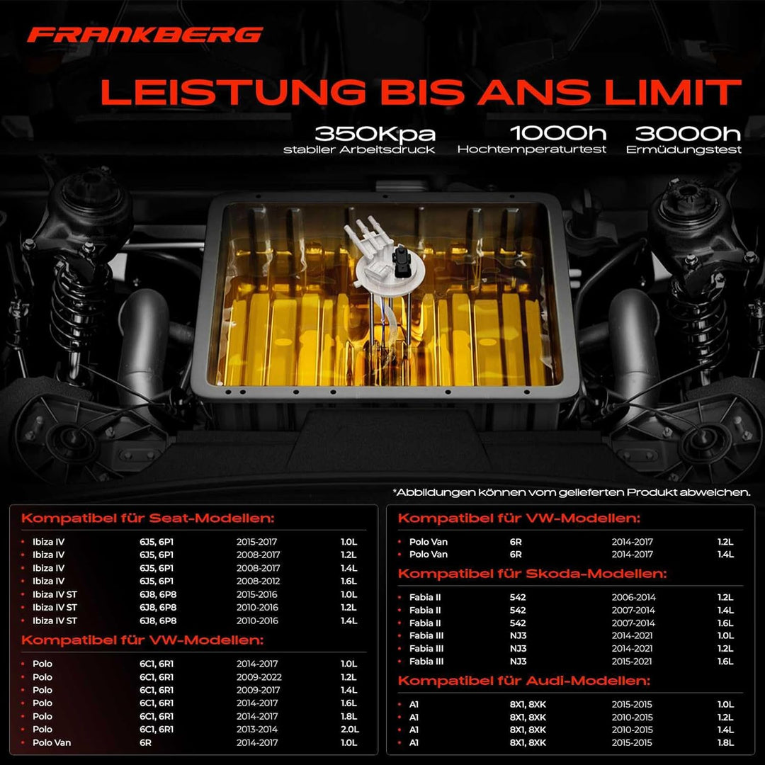 Kraftstoffpumpe Benzinpumpe für A1 8X1 Ibiza IV Fabia II Fabia III Polo 6R 2006-2020 Benzin 6R091905