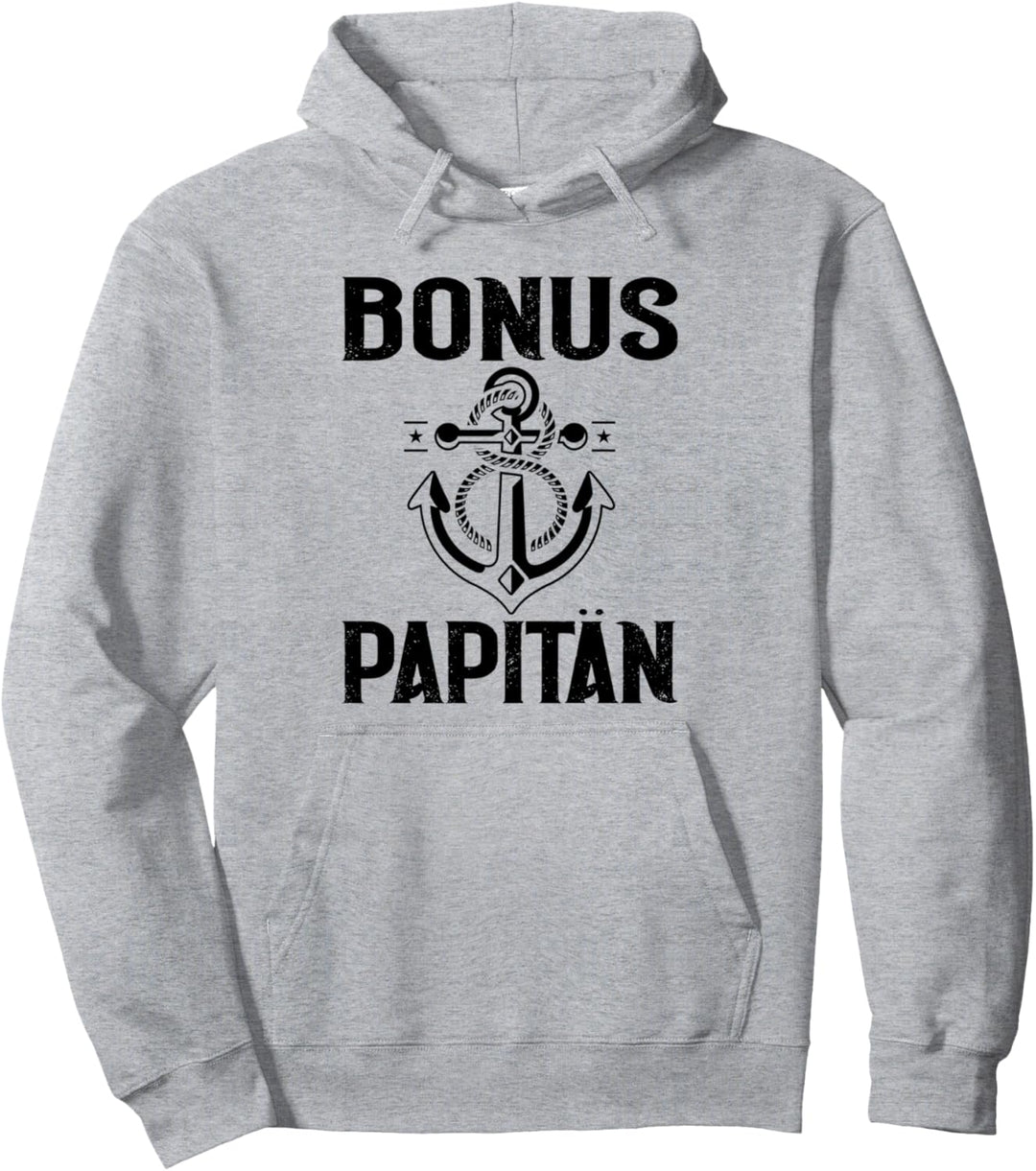 Bonus-Papa Papitän Bester Stiefpapa Stiefvater Vatertag Pullover Hoodie