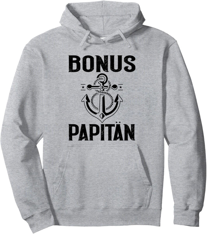 Bonus-Papa Papitän Bester Stiefpapa Stiefvater Vatertag Pullover Hoodie