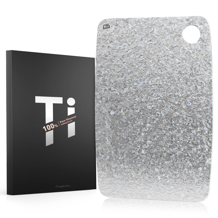 Titan Schneidebrett, Schneidebretter aus 100% Titanium, Antibakterielle Küchenbrett - EPA-Zertifizie