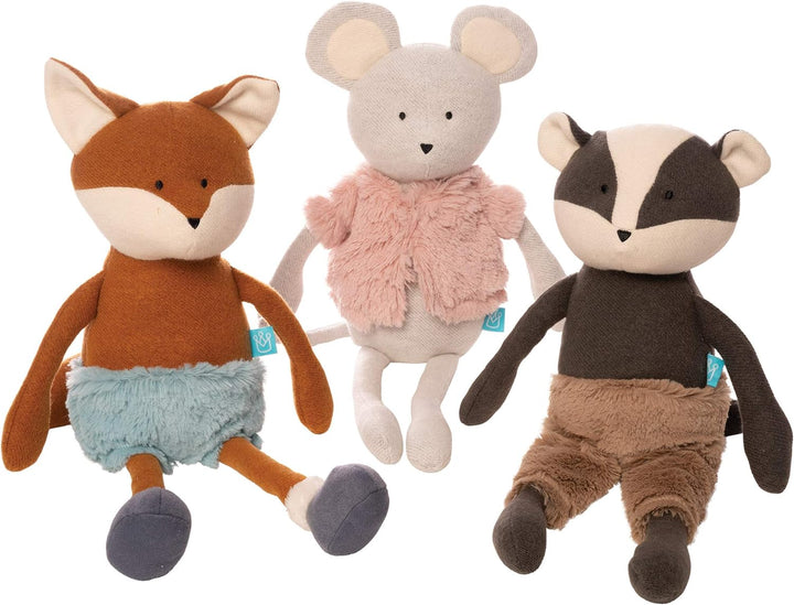 Manhattan Toy 157500 Toy Forest Friends-Maggie Mouse-Kuscheltier, Mehrfarbig Maggie Maus, Maggie Mau