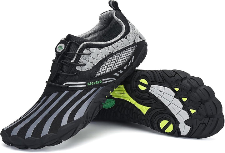 SAGUARO Herren Barfussschuhe Leicht Damen Traillaufschuhe rutschfeste Minimalistische Unisex Atmungs