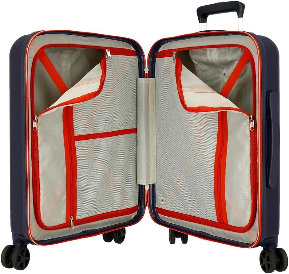 Disney 100 Special Shine Mickey Comic Blue Kabinenkoffer 40x55x20 cm Starres ABS Integriertes TSA-Sc