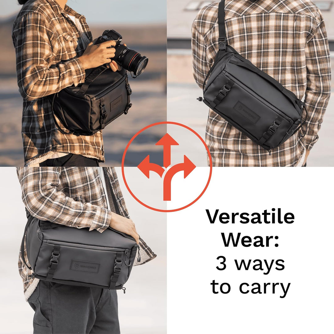 WANDRD Rogue Sling 0Y-784H-R8U9 Tasche mit 9 l Fassungsvermögen, leicht, wetterbeständig, für den tä