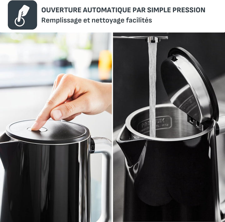 Tefal KO8508 Smart'n Light Elektrischer Wasserkocher | Temperatureinstellung | Tee | Digitalanzeige