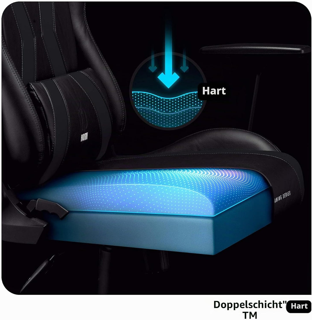 Diablo Gaming Stuhl X-Horn 2.0 Bürostuhl Gamer Chair Schreibtischstuhl 3D Armlehnen Ergonomisches De