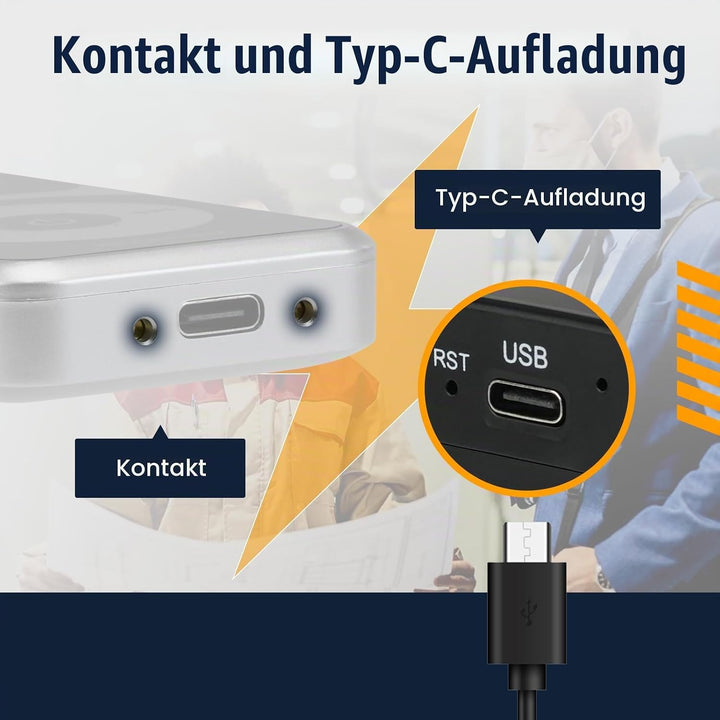 Retekess T130P (T130 3rd) Kabelloses Tour Guide System-Headsets, Verbesserte Geräuschreduzierung, 16