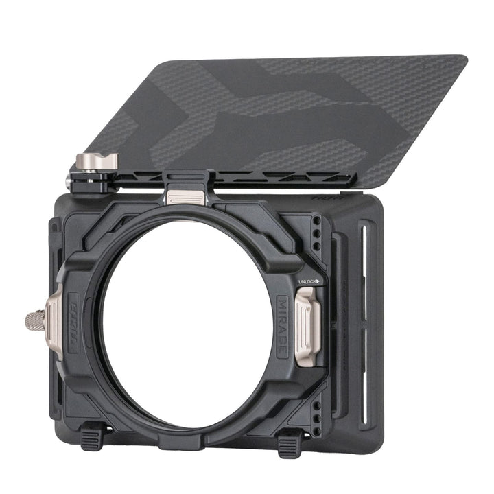 TILTA Mirage Matte Box 95 mm runder Filterrahmen, kompatibel mit 4 x 5,65 Zoll Filter, mit 67 mm/72