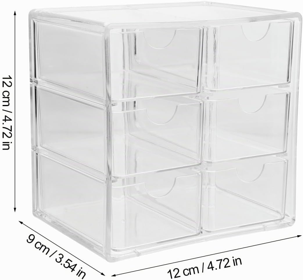 Alipis Make-up-Organizer Mit Schubladen Transparente Kosmetik-Aufbewahrungsbox Für Schmuck Schreibwa
