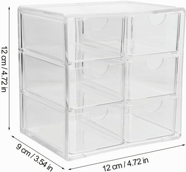 Alipis Make-up-Organizer Mit Schubladen Transparente Kosmetik-Aufbewahrungsbox Für Schmuck Schreibwa