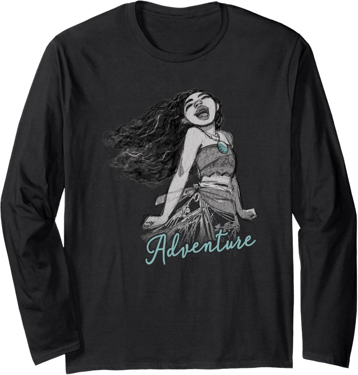 Disney Moana Adventure Sketch Langarmshirt
