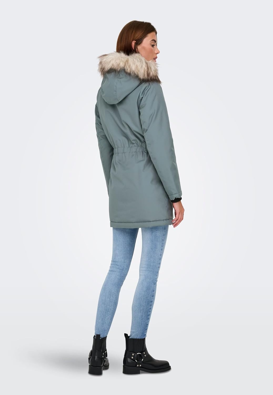 ONLY Female Langer Parka ONLIRIS Langer Parka XS Balsam Green, XS Balsam Green