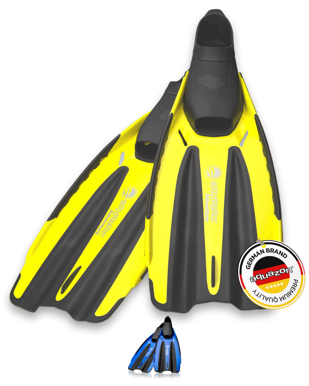 AQUAZON Adventure Marken Flossen-technisch hervorragende Schnorchelflosse mit extra weicher Fusstasc