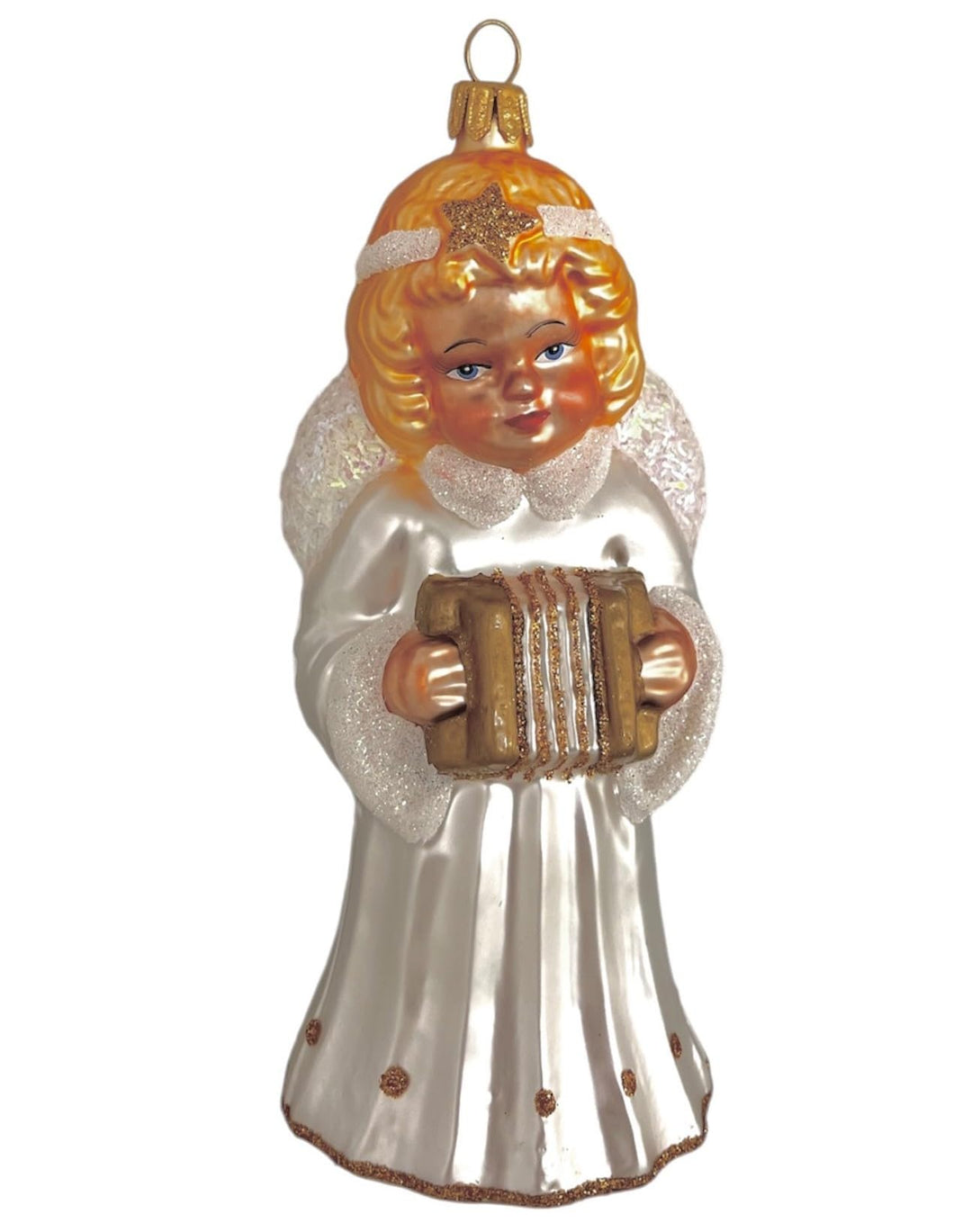 Glas Christbaumschmuck mundgeblasen handbemalt in Europa | Weihnachtsbaum Anhänger für Weihnachten |