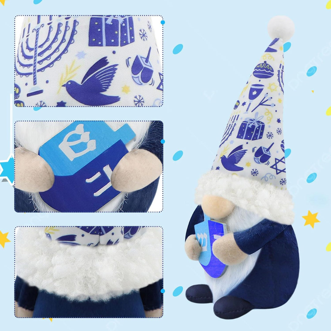 Gehydy Weihnachtswichtel Chanukka Dekoration 2er Set Hanukkah Wichtel Figuren Bauernhaus Decorations