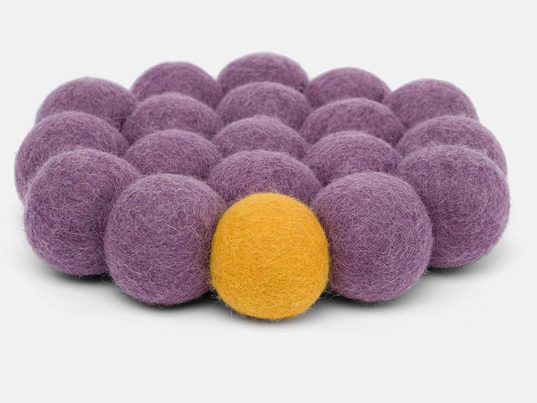 myfelt Topfuntersetzer Big One - Frida - Violett, Ø 20 cm, Violett
