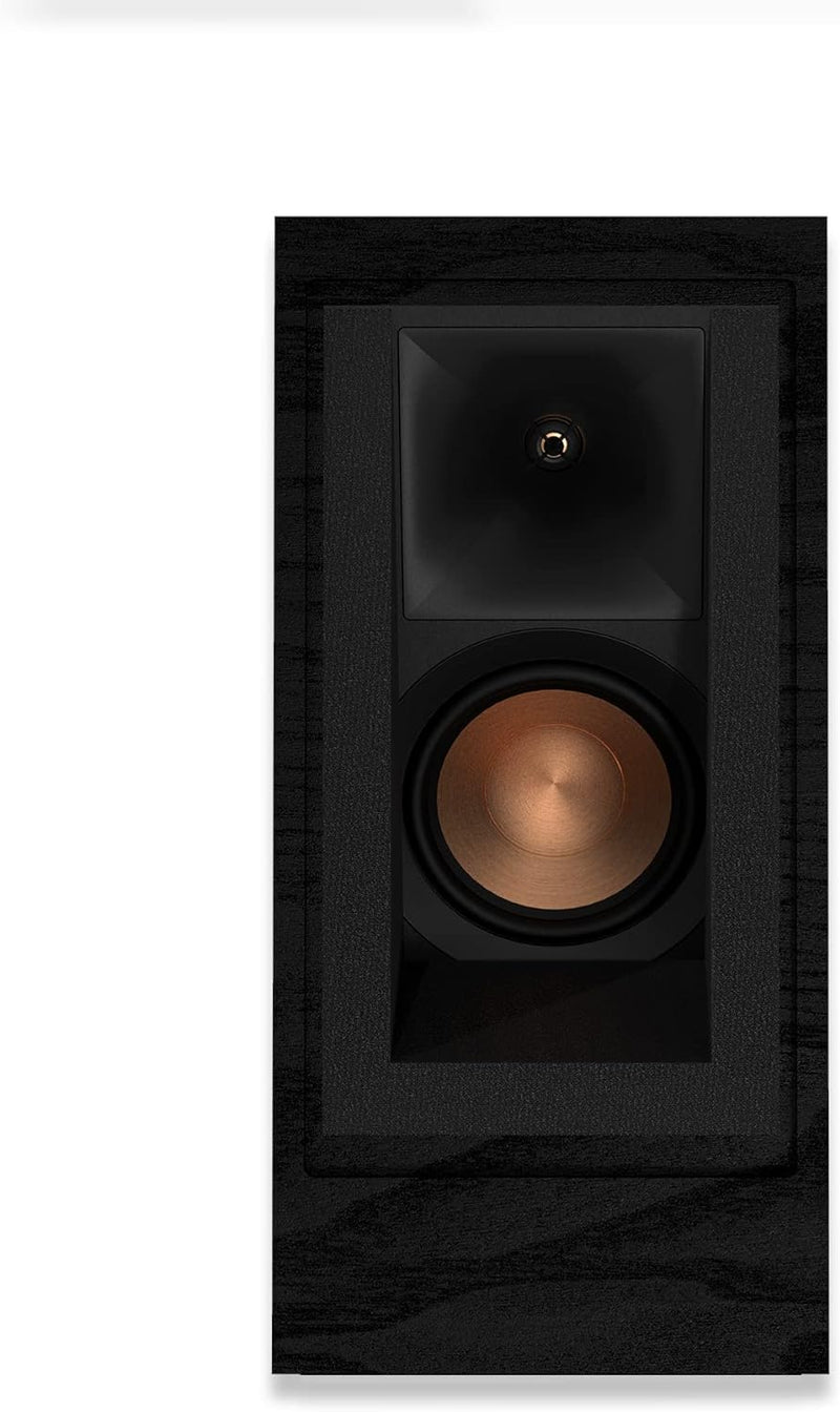 Klipsch R-605FA Black (Einheit) - Schwarzer Bodenlautsprecher mit Dolby Atmos - Woofer 6,5 Zoll