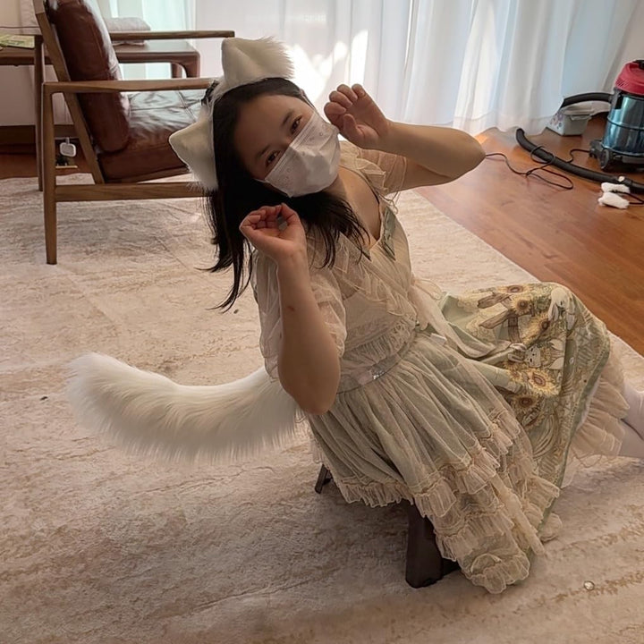 Elektrischer Schwanz, motorisierter Schwanz, beweglicher Kunstschwanz für Cosplay und Paty, flauschi