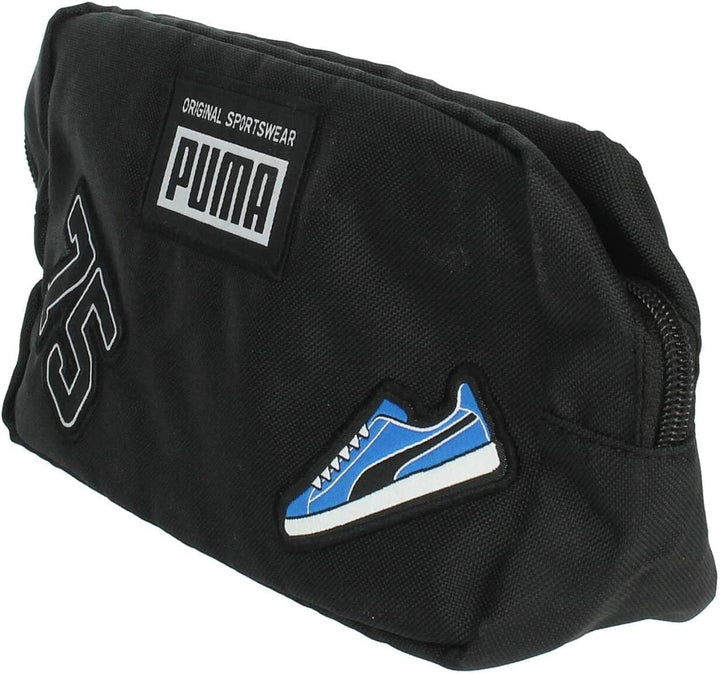 PUMA Patch Pencil Case Sporttasche, Erwachsene, Unisex Einheitsgrösse Puma, Schwarz, Einheitsgrösse