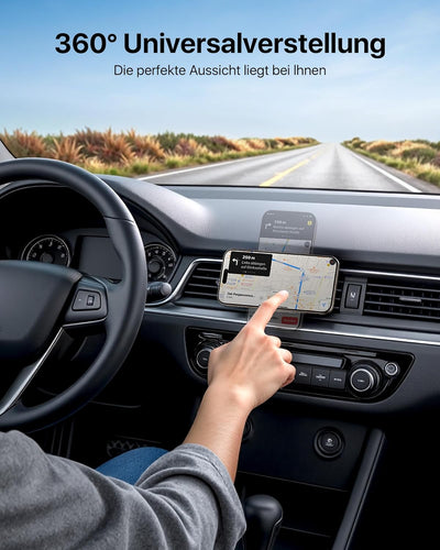 andobil Handyhalterung Auto Magnet Kompatibel mit MagSafe [ Das bisher Die stärkste Magnetkraft ] Au
