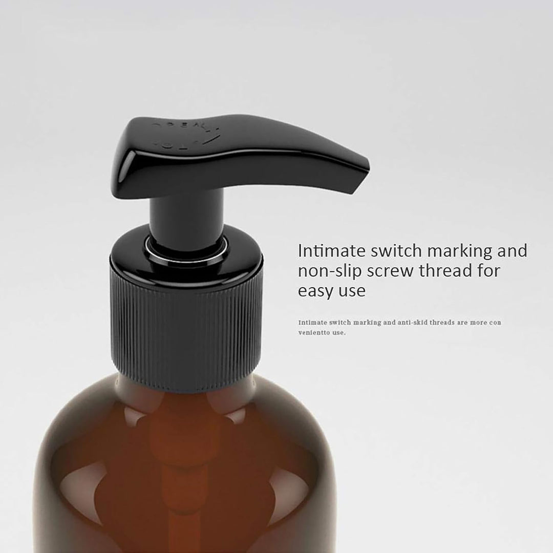 Empty Plastic Pump Bottles Dispenser, 500ml Soap Dispenser Bottles Bathroom Countertop Pump Dispense