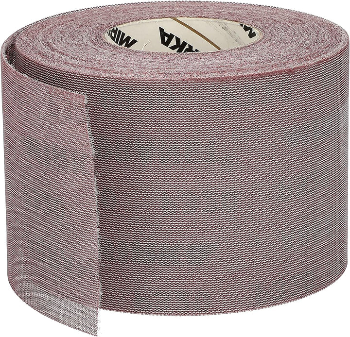 Mirka Abranet Netz-Schleifrolle 115 mm x 25 m Klett / Korn P320 / 1 Rolle / zum Schleifen von Holz,