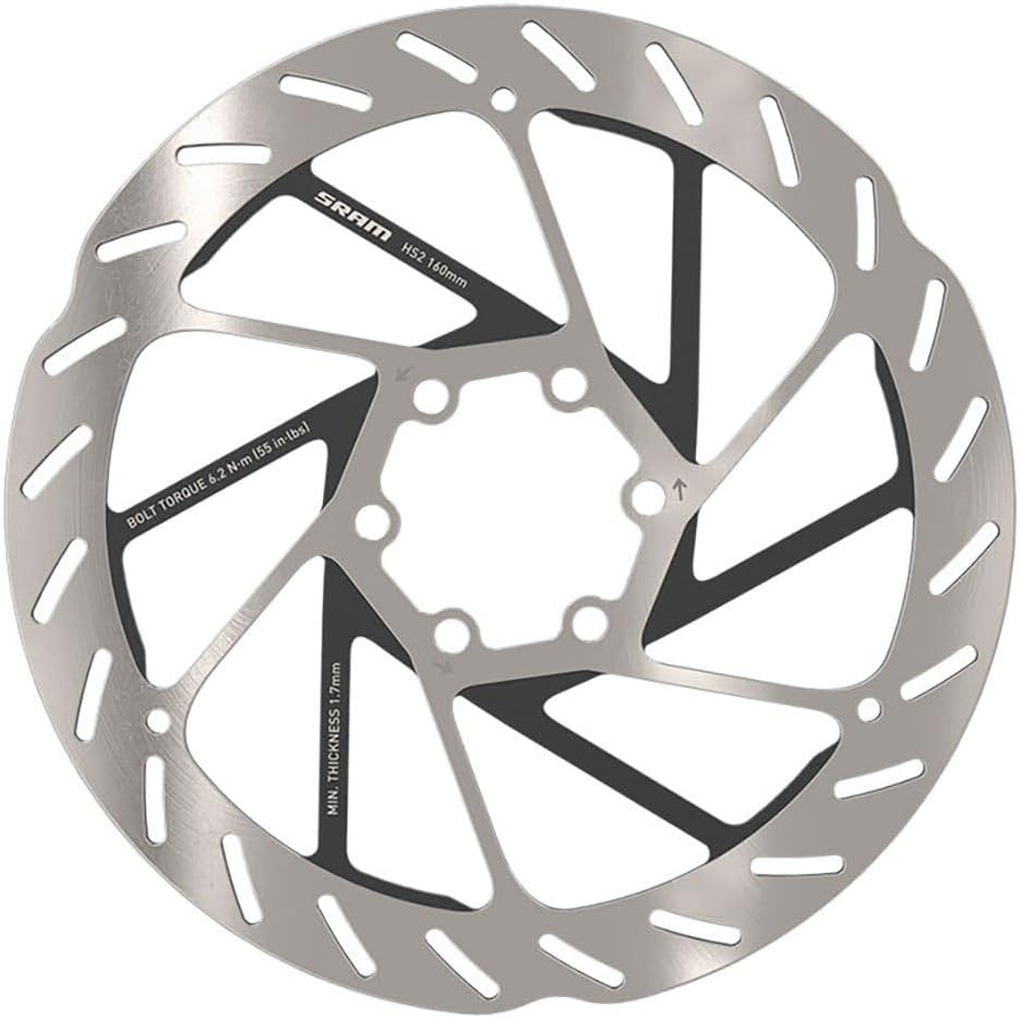 Sram Unisex – Erwachsene DB HS2 Bremsscheiben, Silber, One Size Einheitsgrösse, Einheitsgrösse