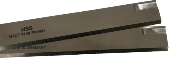 3 Stück Metabo Elektra Beckum HSS Hobelmesser HC 410 410x25x3mm 2 Einstellnuten
