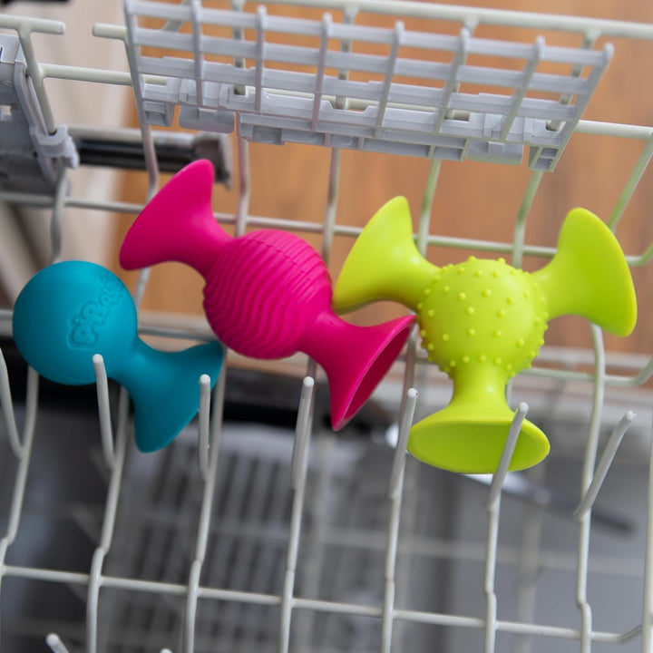 Fat Brain GREFA089-1 Pip Squigz Toy pipSquigz Rasselsaugnäpfe, pipSquigz Rasselsaugnäpfe