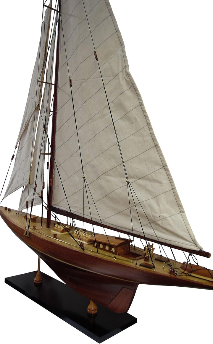 Schiffsmodell "Shamrock" │ Modellschiff │Segelschiff │ Premium-Modell │100cm Länge - 122cm Höhe