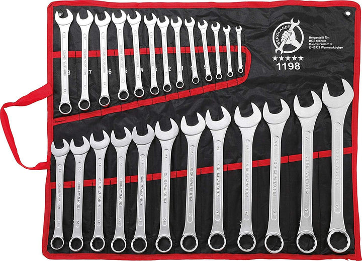 KS Tools 917.0779 1/4" + 3/8" + 1/2" Steckschlüssel-Satz, 179-tlg. &amp; Kraftmann Maul-Ringschlüssel-Sa