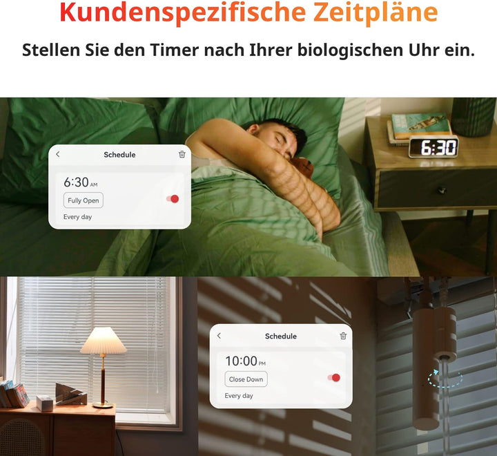 SwitchBot Blind Tilt Motorisierter Jalousie-Motor - Elektrischer Jalousie-Motor mit Bluetooth-Fernbe