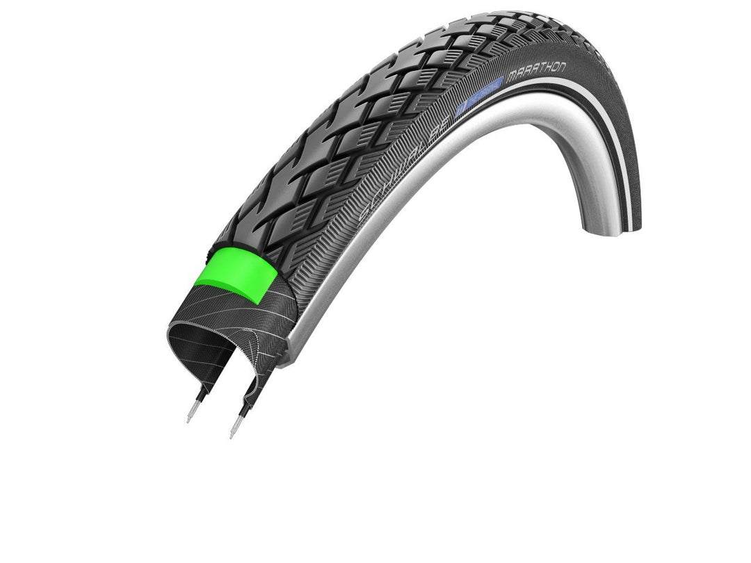 Schwalbe Marathon HS420 Fahrradreifen (28" | 1,1" | 28-622) Schwarz, Schwarz