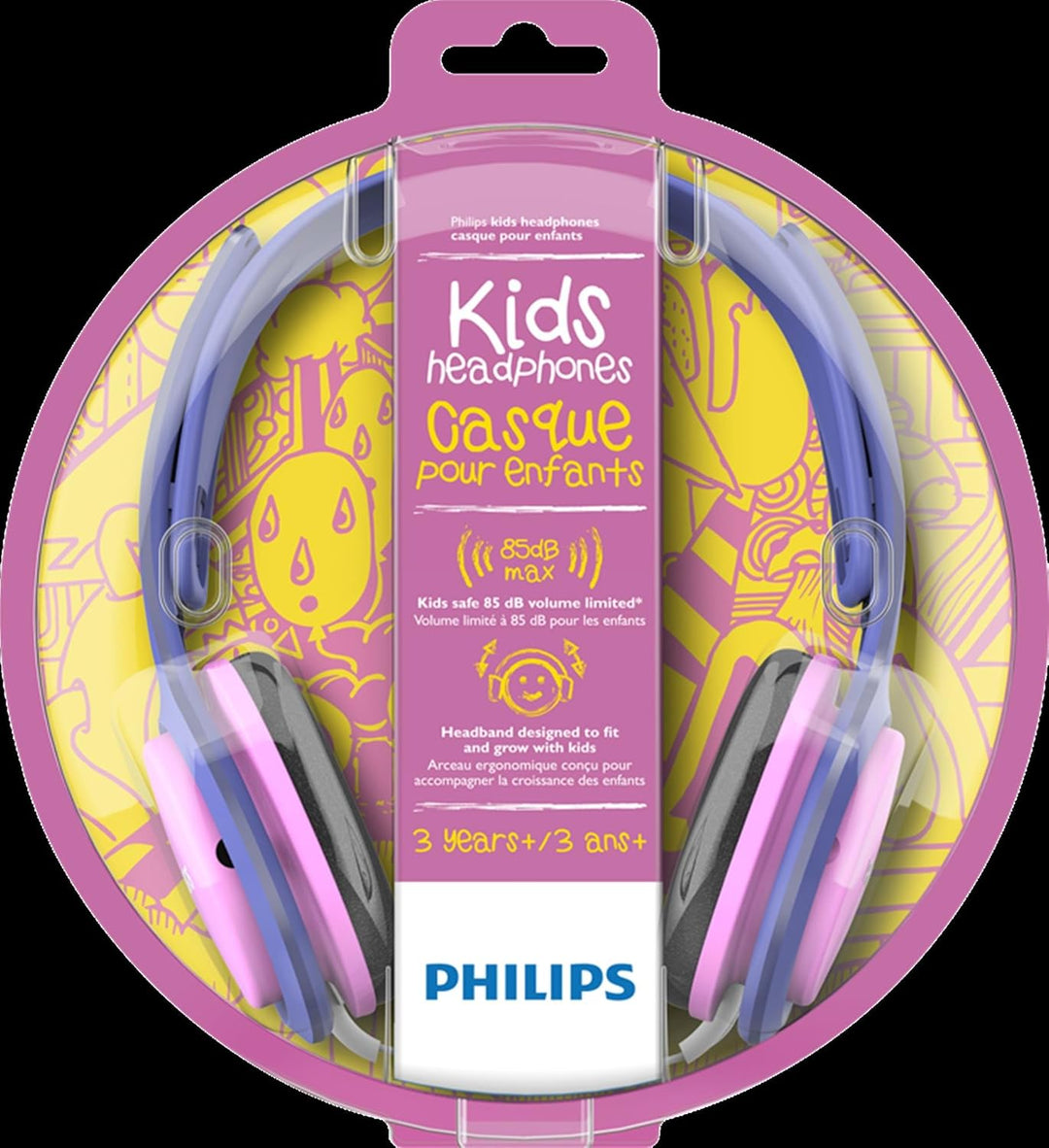 Lenco CD-011 Tragbarer CD-Player Walkman - Diskman - CD Walkman - Pink &amp; Philips Audio SHB3075RD/00