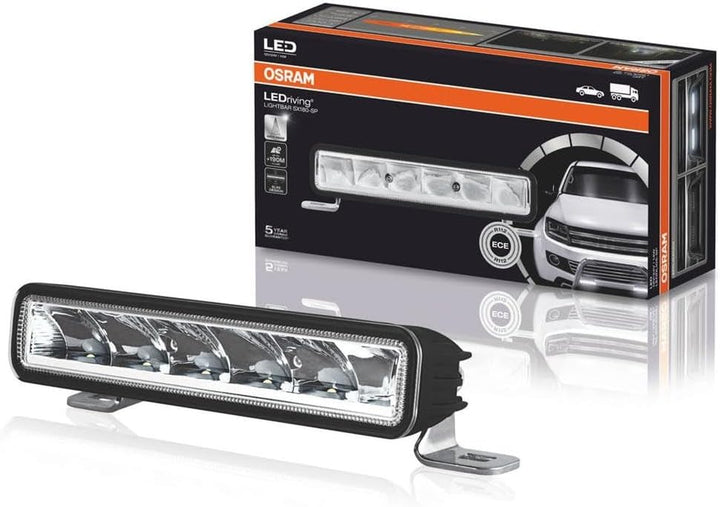 OSRAM LIGHTBAR SX180-SP, LED Zusatzscheinwerfer für Fernlicht, Spot, 1300 Lumen, Lichtstrahl bis zu