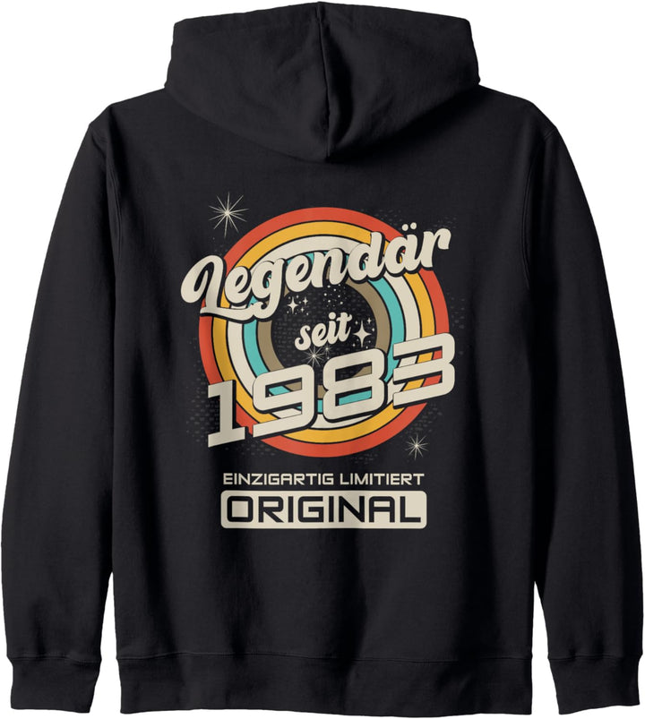 40. Geburtstag Mann Frau 40 Deko 1983 Lustig Kapuzenjacke