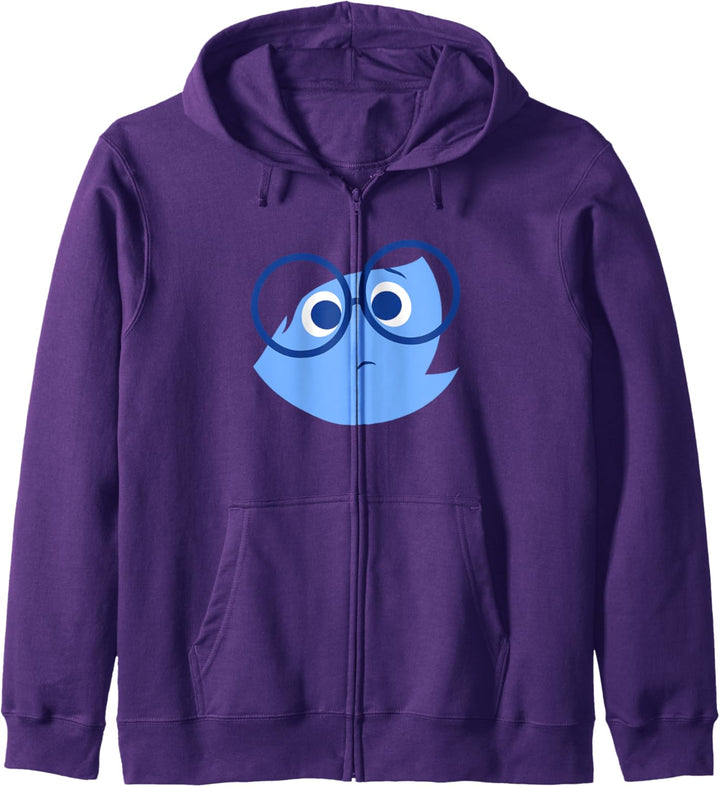 Disney Pixar Inside Out Sad Face Halloween Kapuzenjacke