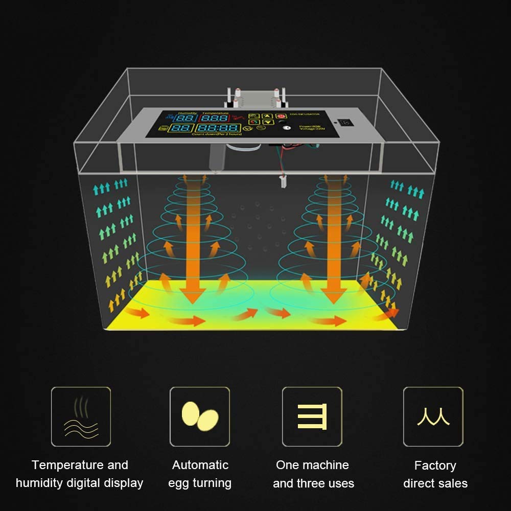 YALIKESI DIY Mini-Inkubator Controller Set Digital Temperatur und Feuchtigkeitsregler für Geflügelei
