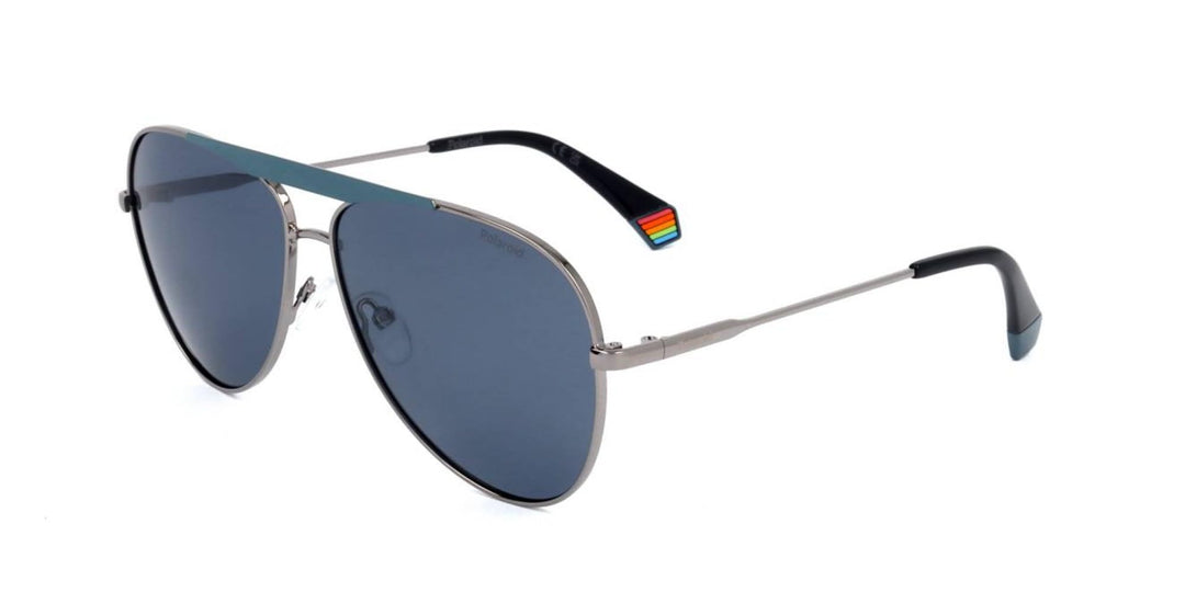 Polaroid Unisex Sunglasses 61 V84/C3 Ruthen Blue, 61 V84/C3 Ruthen Blue
