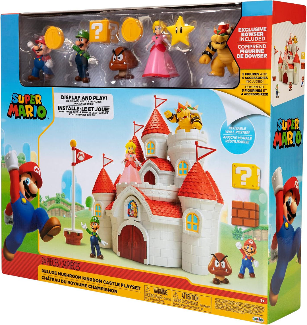 Nintendo NINTENDO SUPER Mario PILZ-PALAST +Figur, 70843-4L, Mehrfarbig, Mehrfarbig