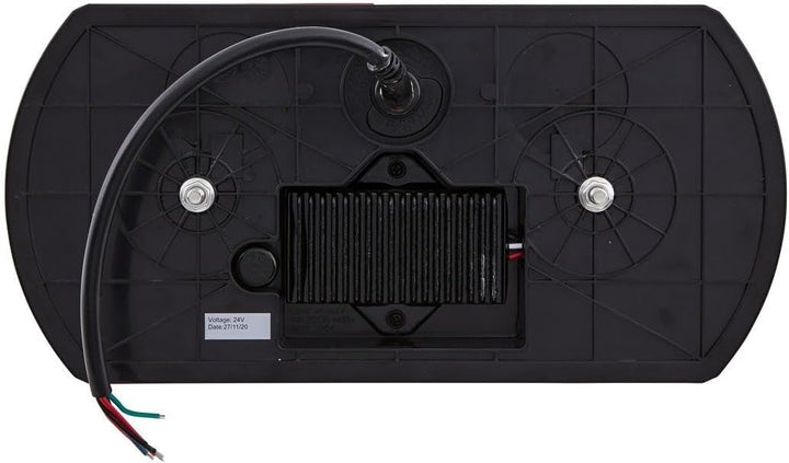HELLA - Heckleuchte - Valuefit - LED - 24V - Anbau/geschraubt - Lichtscheibenfarbe: mehrfarbig - Ste